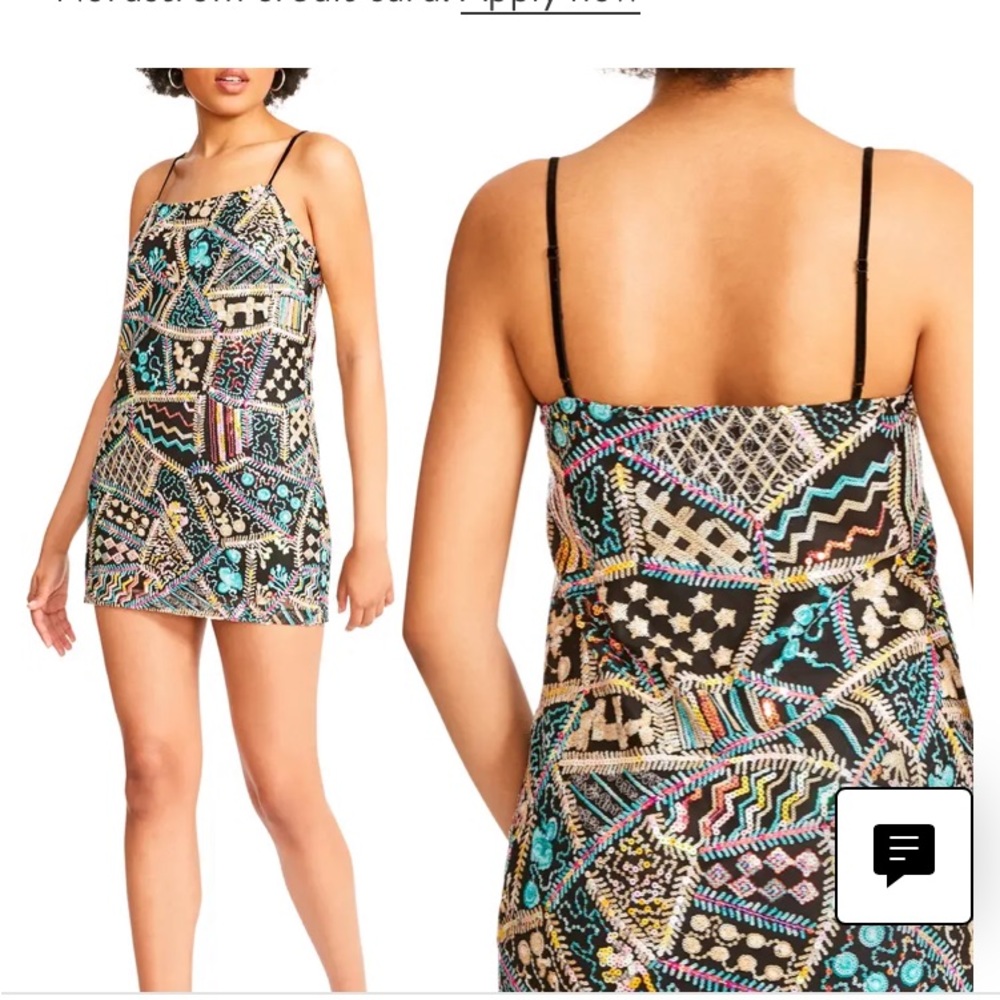 BB Dakota Patchwork Sequin Minidress